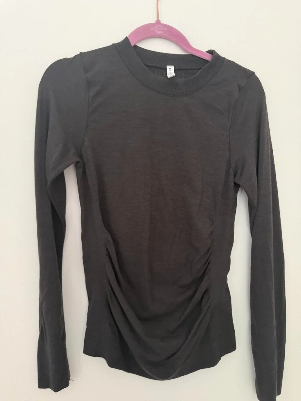 Athleta Foresthill Ascent Top Hiking - Wool Blend - Brown Grey - Medium